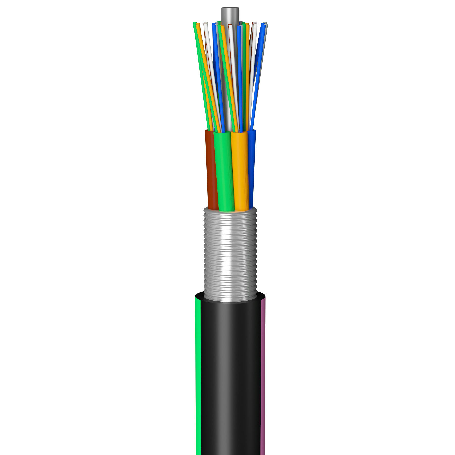 GYTA  Outdoor Layer stranded aluminium armoured optical cable